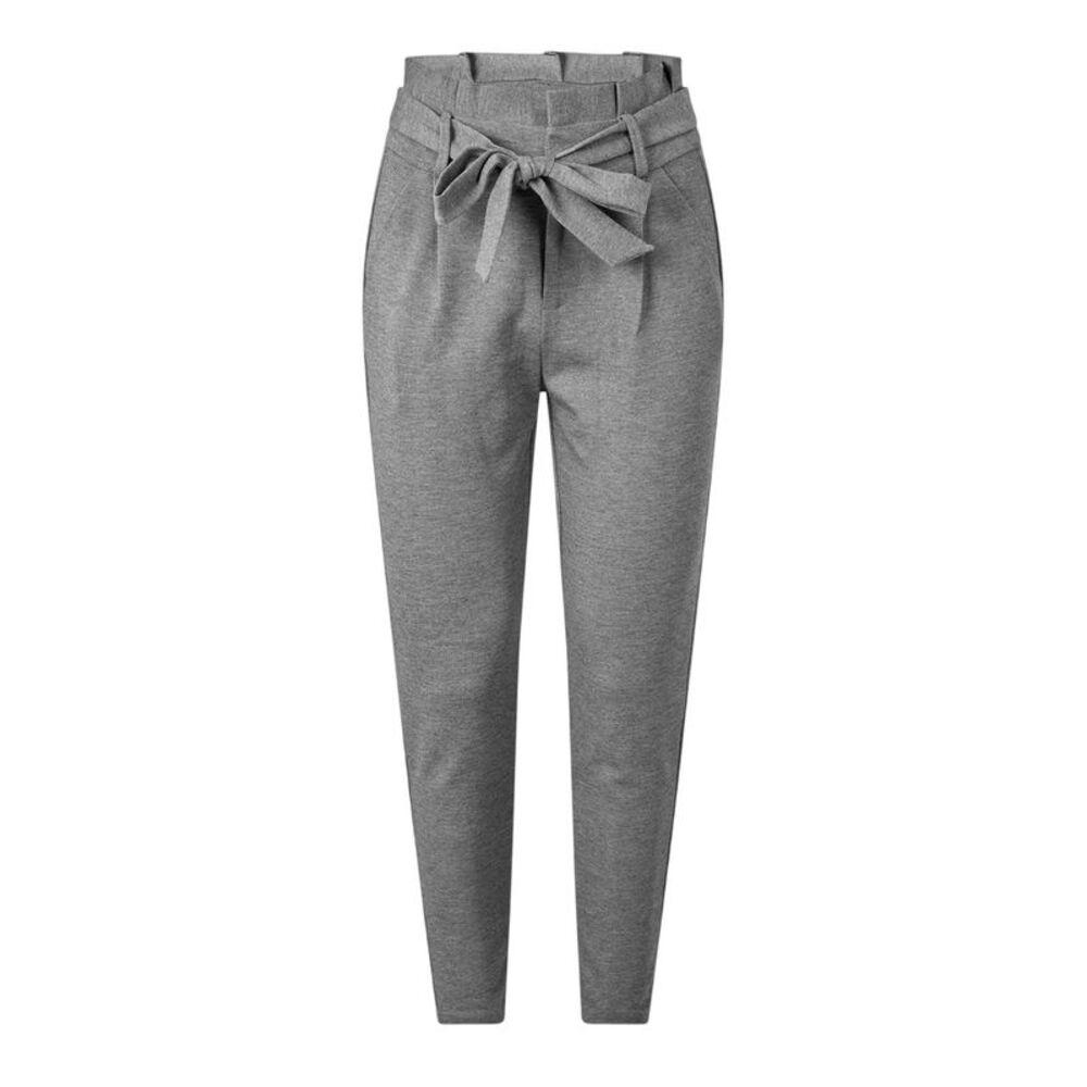 Vero Moda Womens/Ladies High Waist Pants / Medium Grey Melange